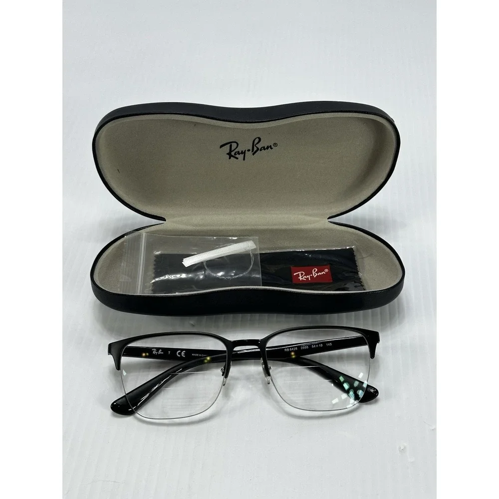 Ray-Ban Optics RB6428 2995 Unisex Eyeglasses Black Frame 54▪️19 145‎